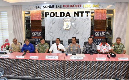 Kapolda NTT dan Gubernur Sampaikan Penanganan Gempa Flores: Fokus Evakuasi, Data Korban, dan Cegah Hoaks