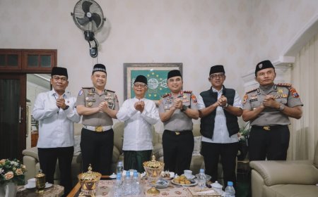 Perkuat Sinergi Kamtibmas, Kapolda Jatim Silaturahmi dengan Sejumlah Ulama di Kediri