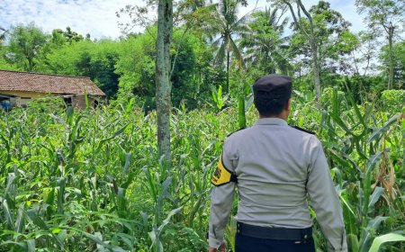 Tak Hanya Jaga Kamtibmas, Polres Malang Ikut Kawal Sektor Pertanian